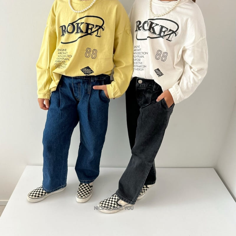 Nice To Meet You - Korean Children Fashion - #kidsshorts - Hero Jeans - 11