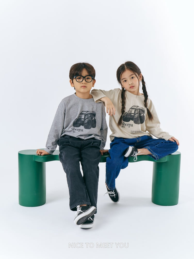 Nice To Meet You - Korean Children Fashion - #kidsshorts - Ziff Tee - 10