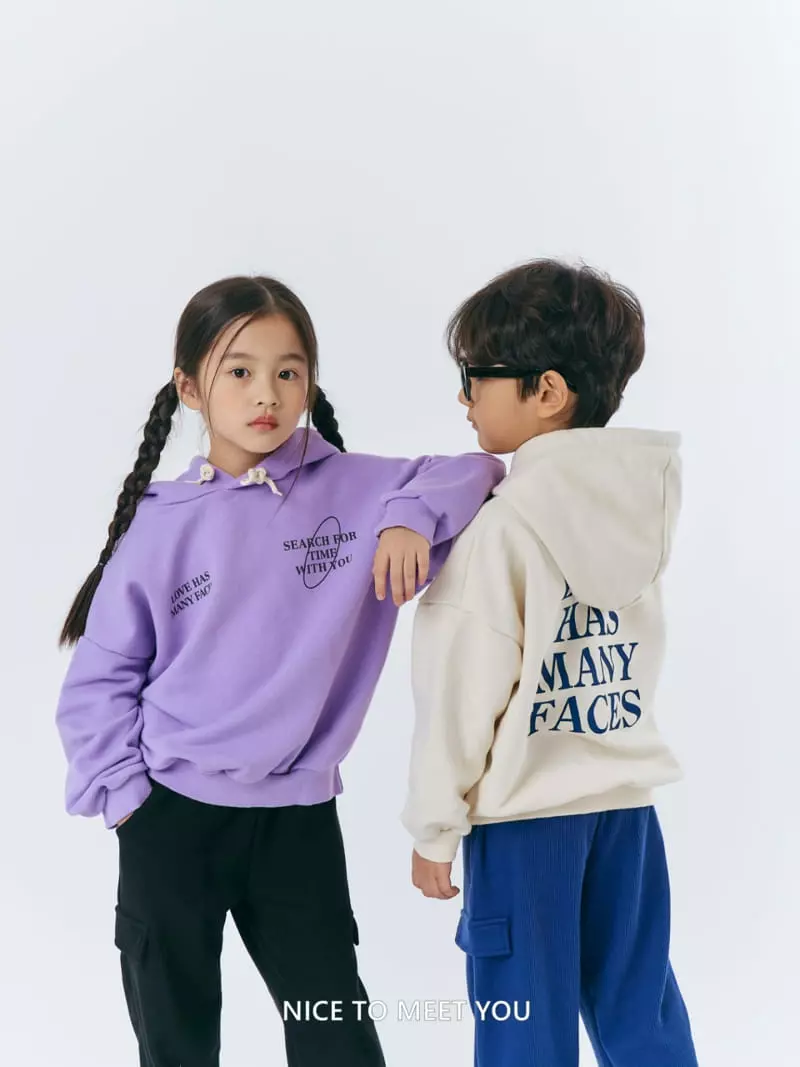 Nice To Meet You - Korean Children Fashion - #kidsshorts - Love Hoody - 9