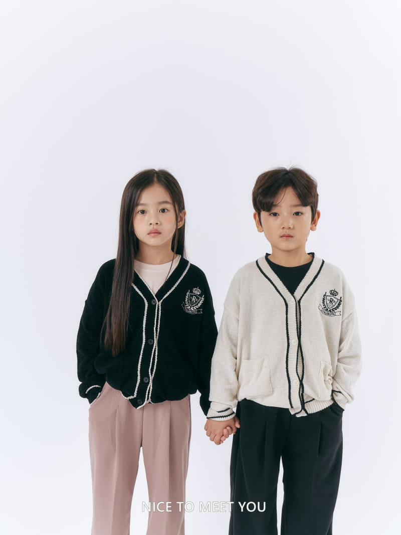 Nice To Meet You - Korean Children Fashion - #kidsshorts - Classic Knit Cardigan