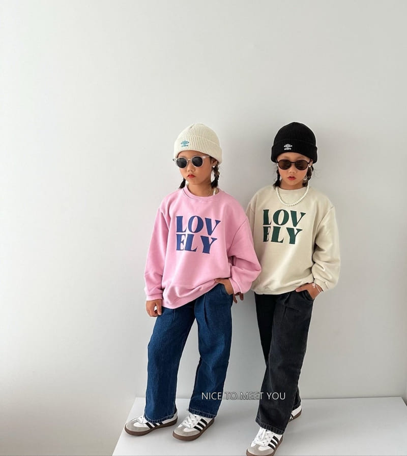 Nice To Meet You - Korean Children Fashion - #kidsstore - Lovely Sweatshirt - 8