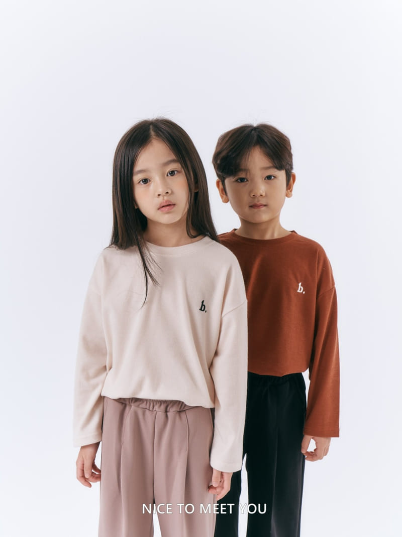 Nice To Meet You - Korean Children Fashion - #kidsstore - B Embrodiery Tee - 2