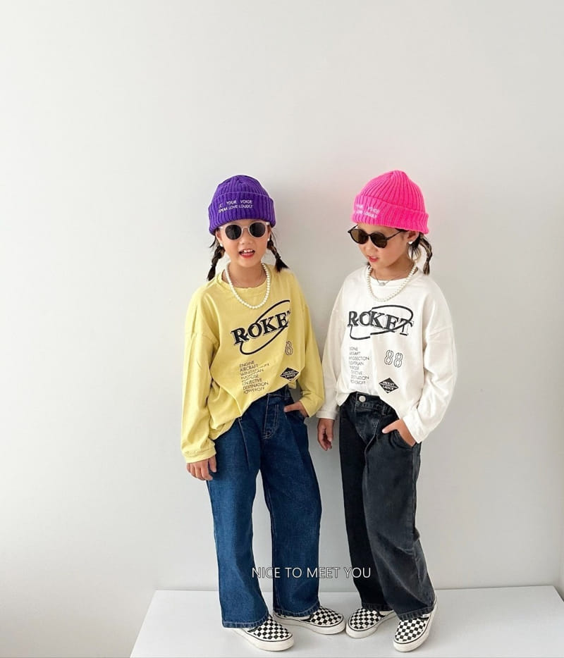 Nice To Meet You - Korean Children Fashion - #kidsstore - Hero Jeans - 12