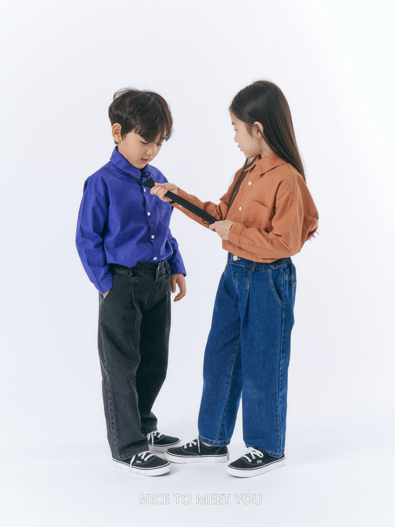 Nice To Meet You - Korean Children Fashion - #kidsstore - Caramel Shirt - 3