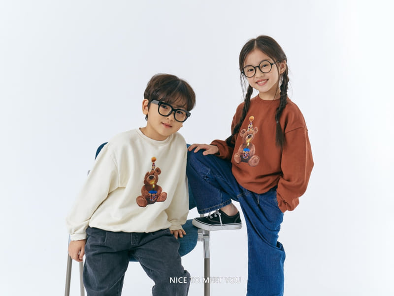 Nice To Meet You - Korean Children Fashion - #kidzfashiontrend - Birth Day Sweatshirt - 6