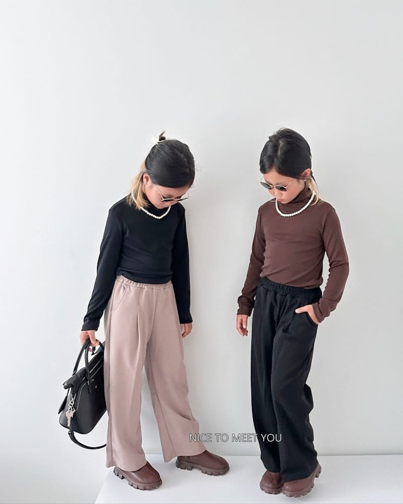 Nice To Meet You - Korean Children Fashion - #kidzfashiontrend - Benz Pants - 2