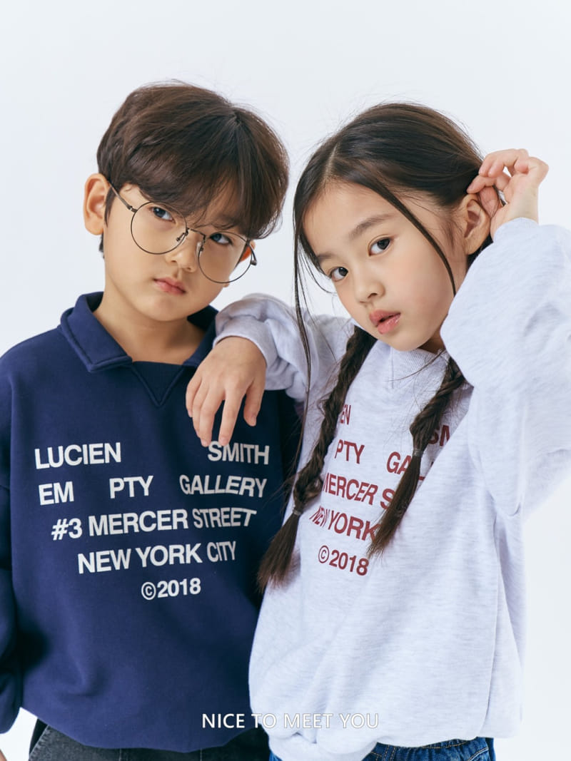 Nice To Meet You - Korean Children Fashion - #kidzfashiontrend - New York Sweatshirt - 8