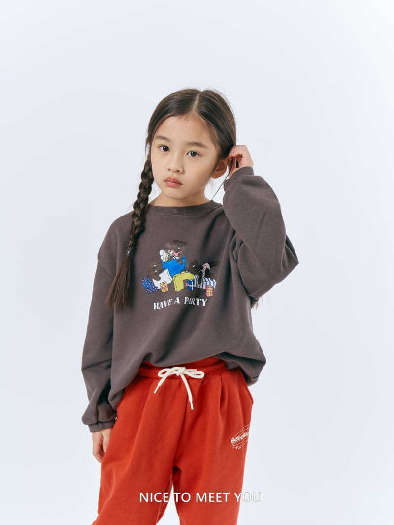 Nice To Meet You - Korean Children Fashion - #kidzfashiontrend - Party Sweatshirt - 5