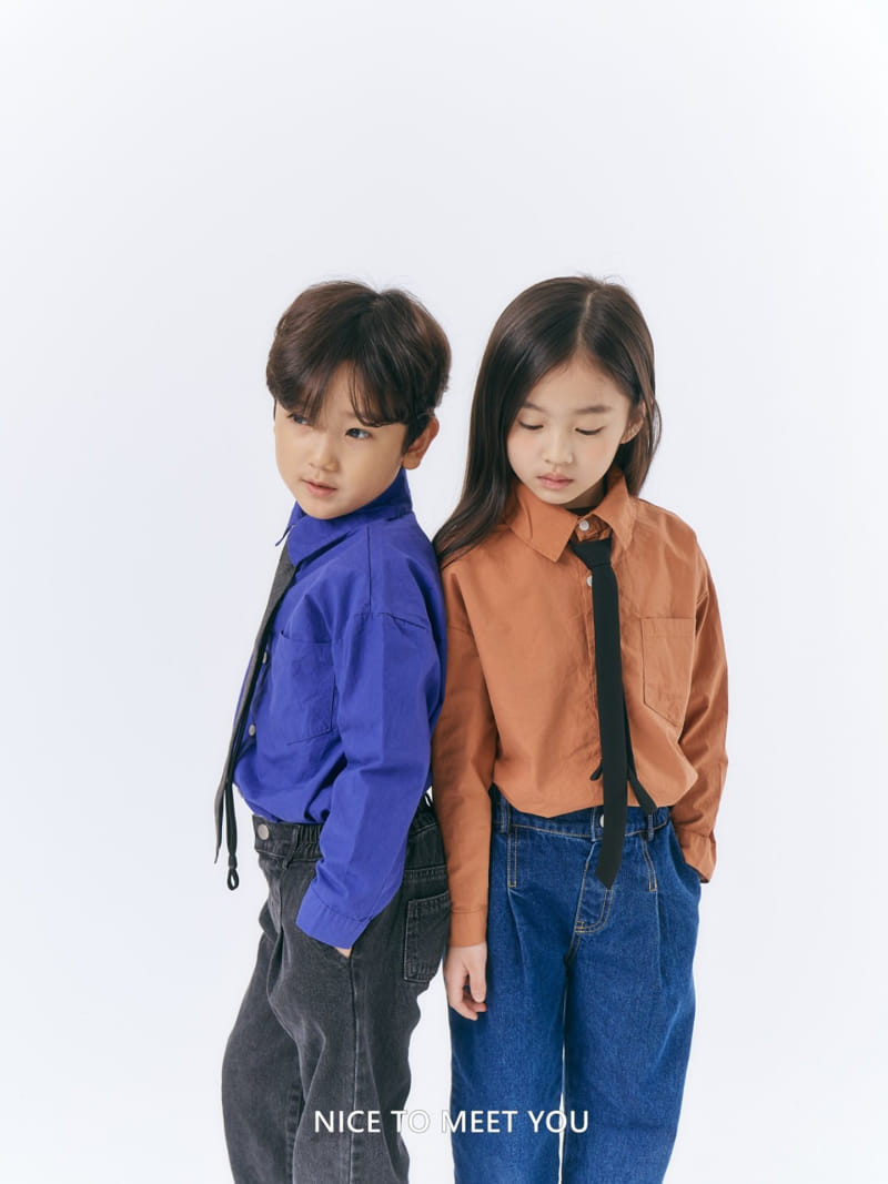 Nice To Meet You - Korean Children Fashion - #kidsstore - Caramel Shirt - 4