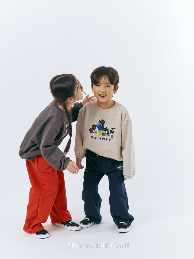 Nice To Meet You - Korean Children Fashion - #littlefashionista - Party Sweatshirt - 7