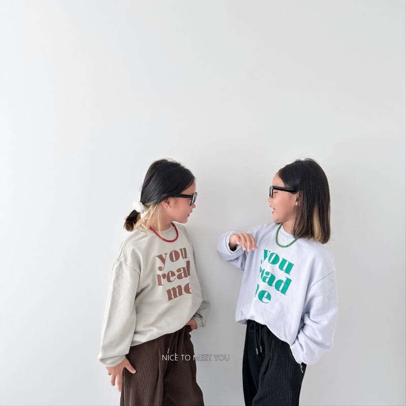 Nice To Meet You - Korean Children Fashion - #magicofchildhood - Read Me Sweatshirt - 10