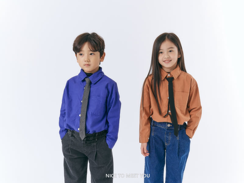 Nice To Meet You - Korean Children Fashion - #magicofchildhood - Caramel Shirt - 7