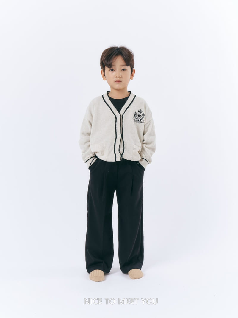 Nice To Meet You - Korean Children Fashion - #magicofchildhood - Classic Knit Cardigan - 6