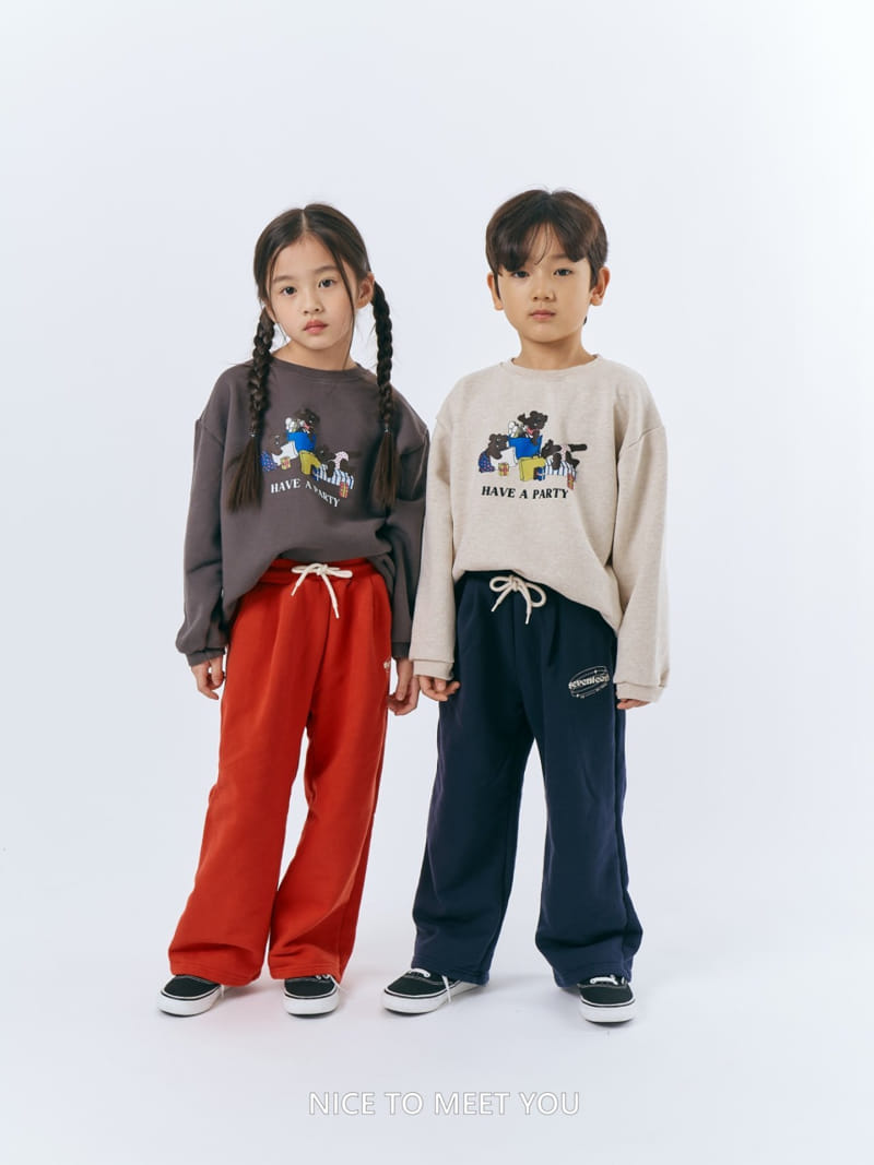 Nice To Meet You - Korean Children Fashion - #minifashionista - Party Sweatshirt - 9