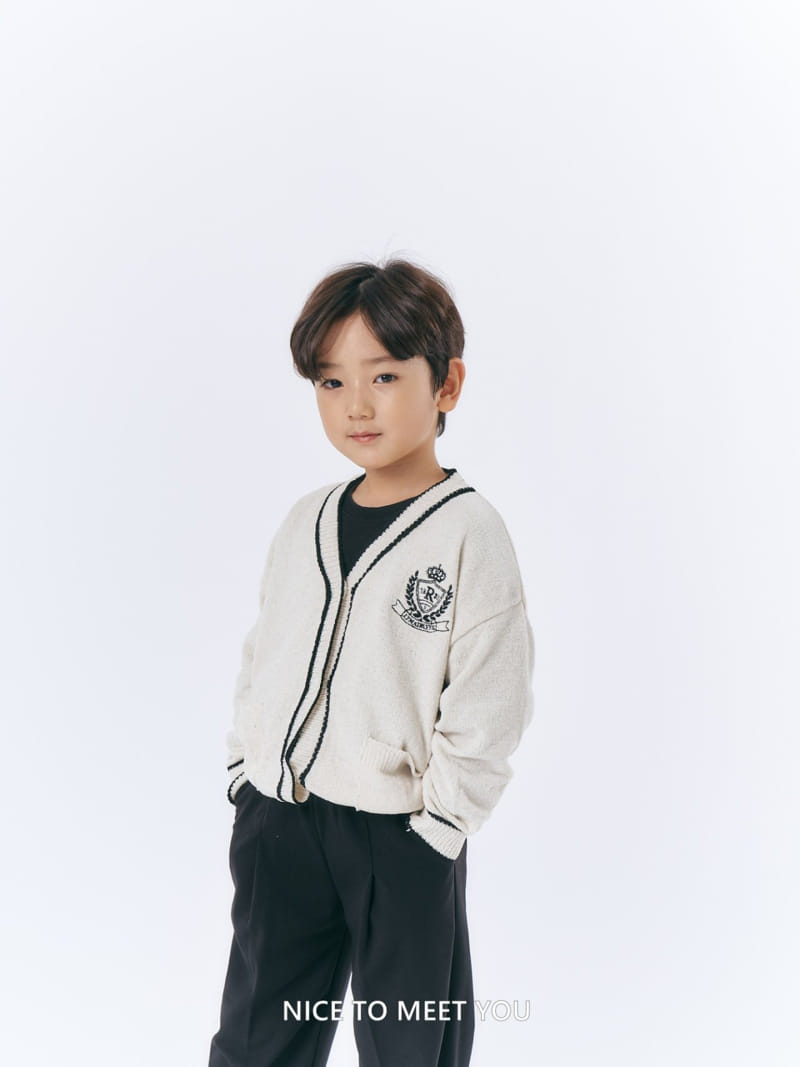 Nice To Meet You - Korean Children Fashion - #minifashionista - Classic Knit Cardigan - 7