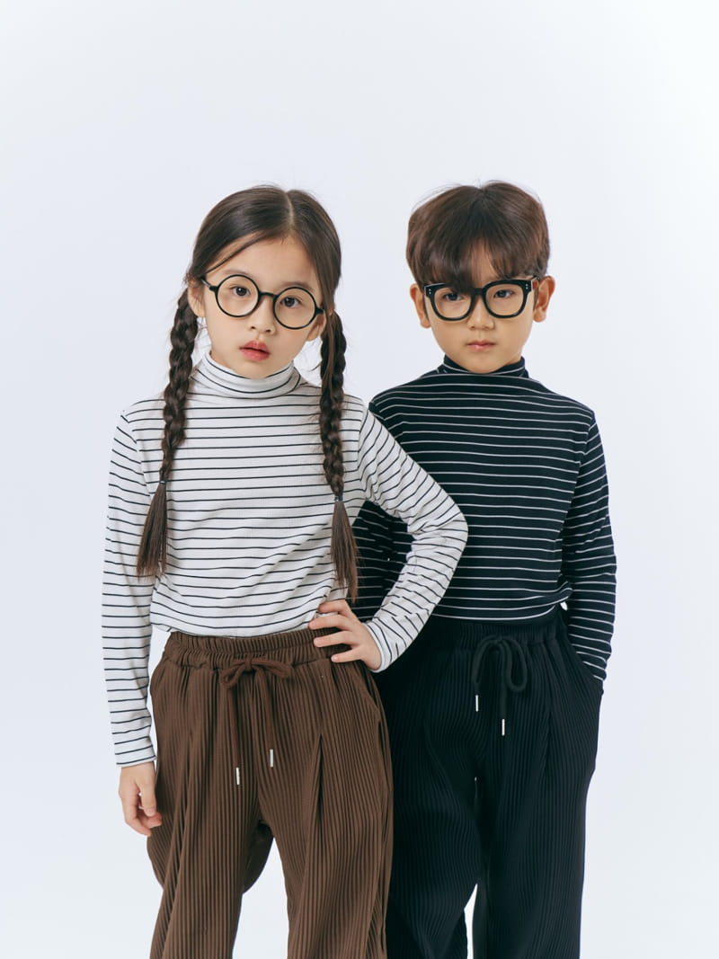 Nice To Meet You - Korean Children Fashion - #prettylittlegirls - Paul Half Turtleneck Tee - 3