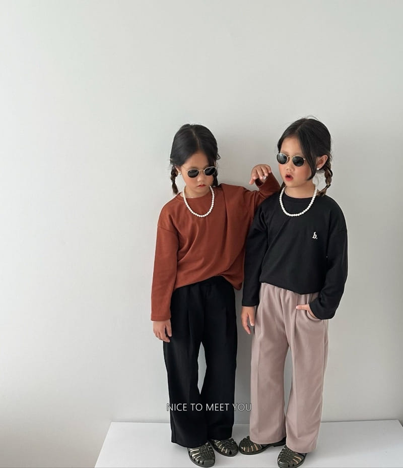 Nice To Meet You - Korean Children Fashion - #prettylittlegirls - Benz Pants - 7