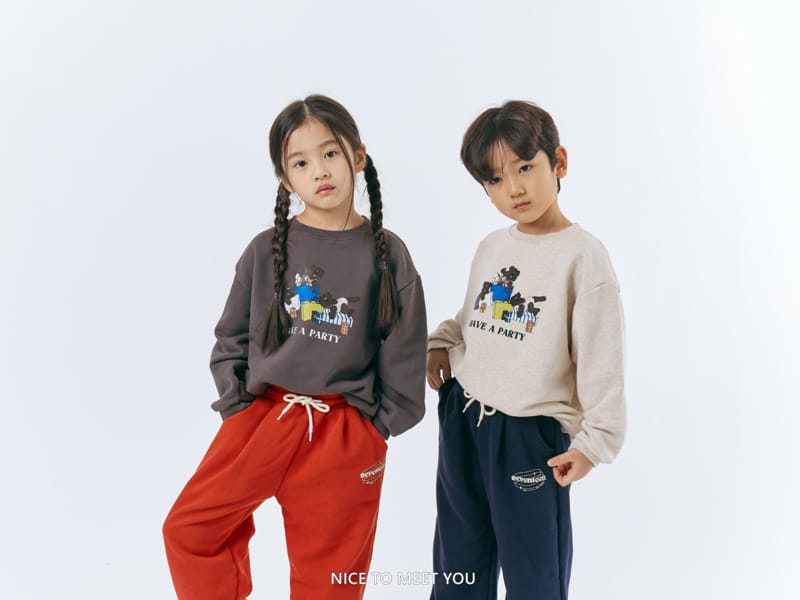 Nice To Meet You - Korean Children Fashion - #prettylittlegirls - Party Sweatshirt - 10