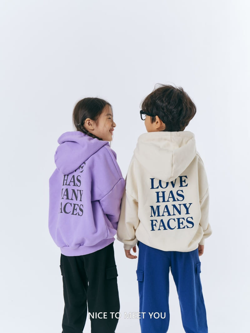 Nice To Meet You - Korean Children Fashion - #stylishchildhood - Love Hoody - 3