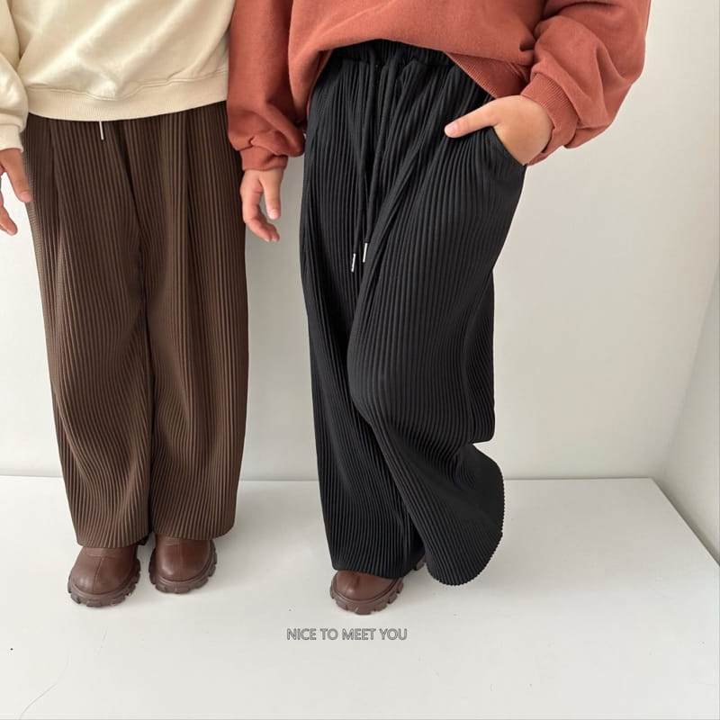 Nice To Meet You - Korean Children Fashion - #toddlerclothing - Audi Pants - 5