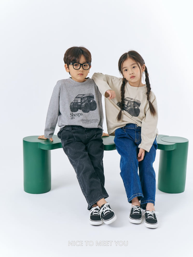 Nice To Meet You - Korean Children Fashion - #toddlerclothing - Ziff Tee - 3