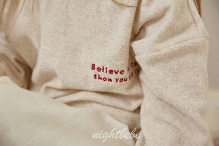 Night Bebe - Korean Children Fashion - #stylishchildhood - Belif Terry Sweatshirt - 4