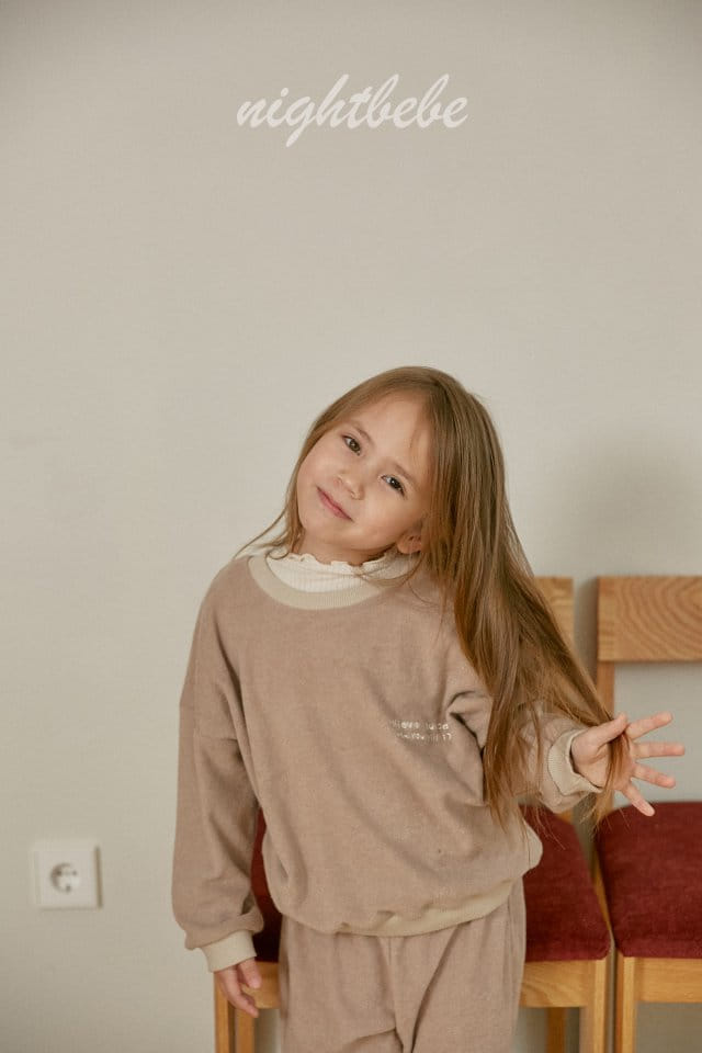 Night Bebe - Korean Children Fashion - #kidzfashiontrend - Belif Terry Sweatshirt - 11