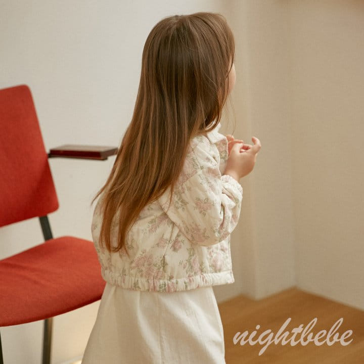 Night Bebe - Korean Children Fashion - #littlefashionista - Rose Quilting Jacket - 7