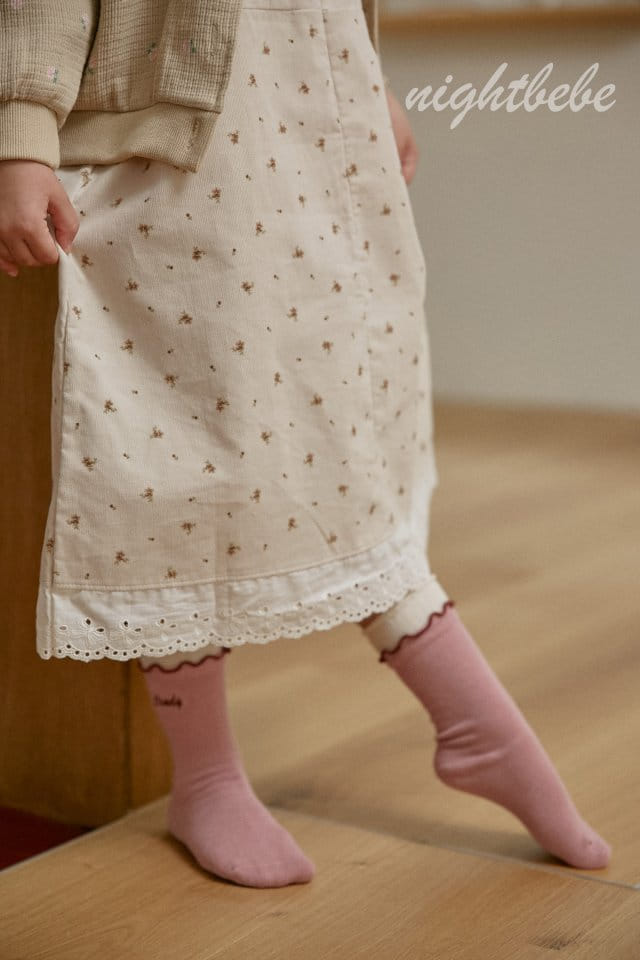 Night Bebe - Korean Children Fashion - #magicofchildhood - Rose Socks Set - 6