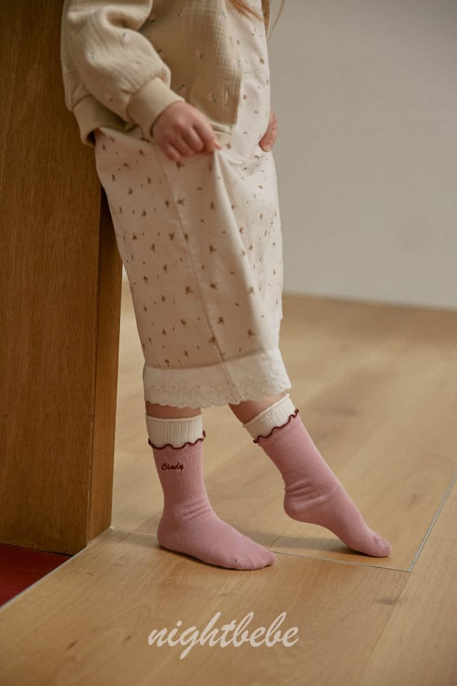 Night Bebe - Korean Children Fashion - #prettylittlegirls - Rose Socks Set - 8