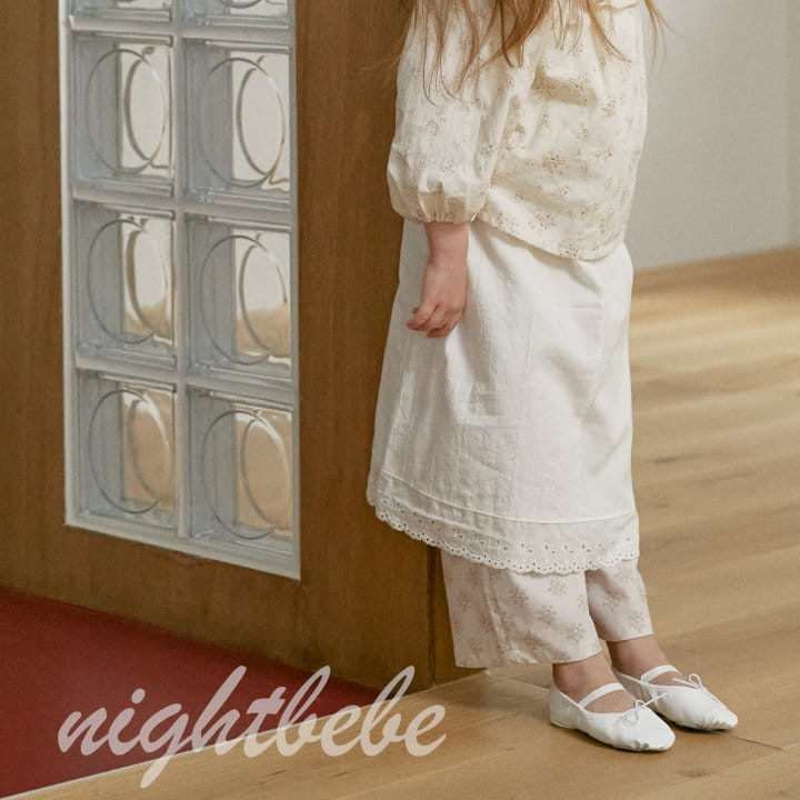 Night Bebe - Korean Children Fashion - #stylishchildhood - Flori Straight Pants - 7