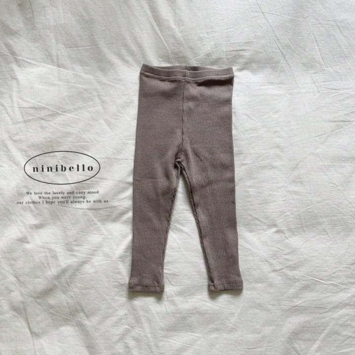 Ninibello - Korean Children Fashion - #childofig - Basic Rib Leggings - 7