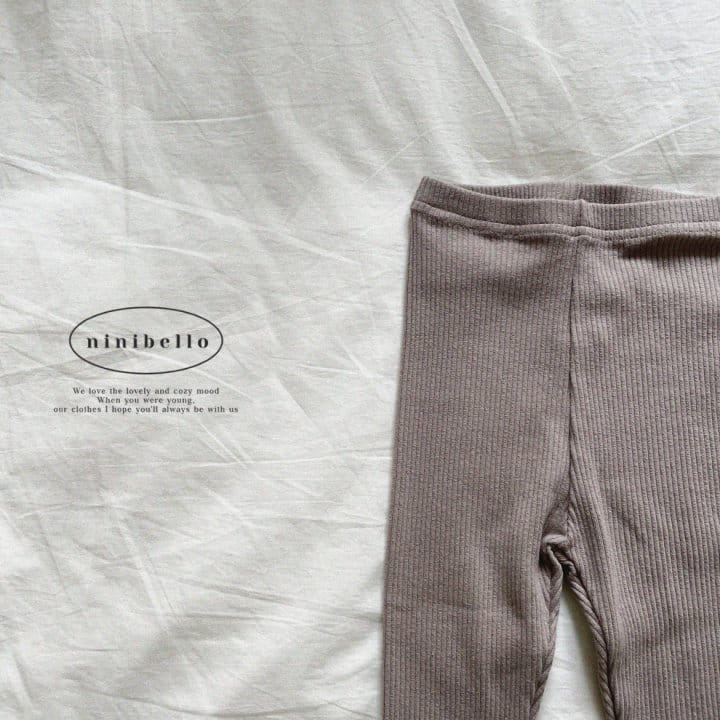 Ninibello - Korean Children Fashion - #childofig - Basic Rib Leggings - 8