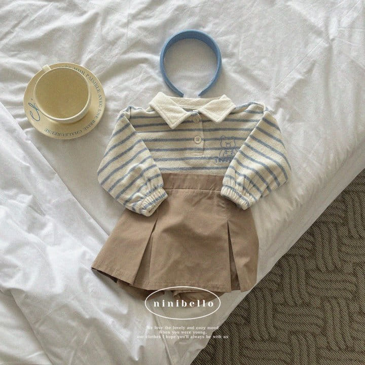 Ninibello - Korean Children Fashion - #childofig - Teddy Stripes Tee - 6