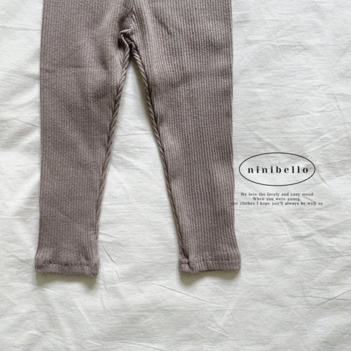 Ninibello - Korean Children Fashion - #childrensboutique - Basic Rib Leggings - 9