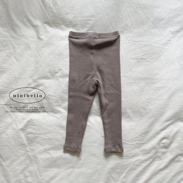 Ninibello - Korean Children Fashion - #designkidswear - Basic Rib Leggings - 10