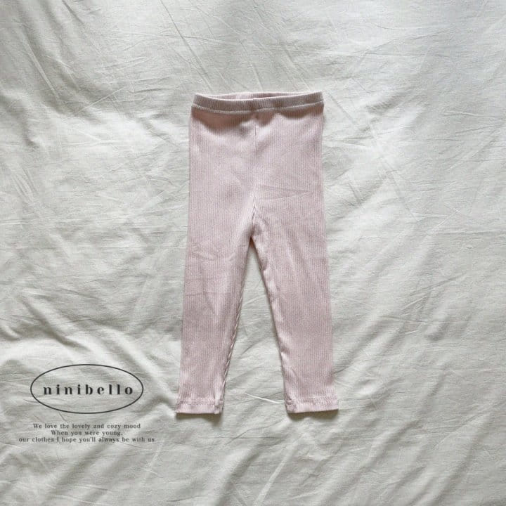 Ninibello - Korean Children Fashion - #fashionkids - Basic Rib Leggings - 12