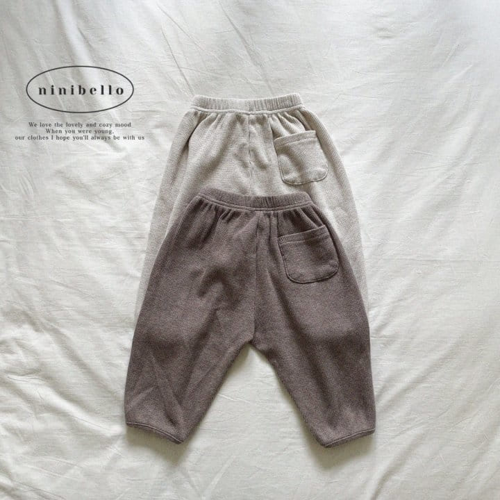 Ninibello - Korean Children Fashion - #kidsstore - Scon Waffle Pants - 11