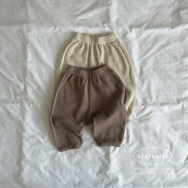 Ninibello - Korean Children Fashion - #magicofchildhood - Scon Waffle Pants