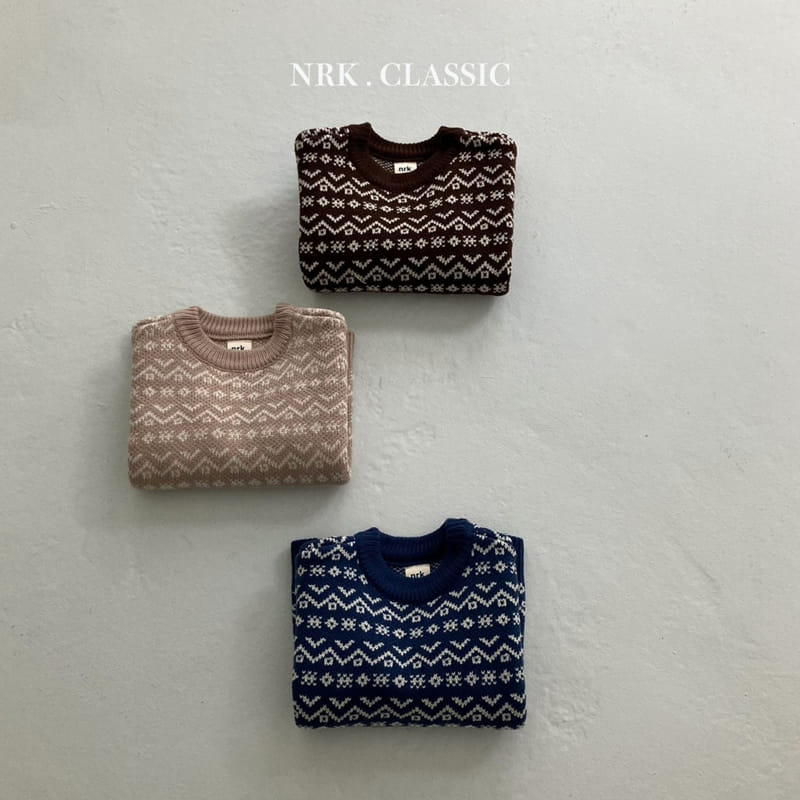 Nrk - Korean Children Fashion - #Kfashion4kids - Jacqurad Knit Tee - 6