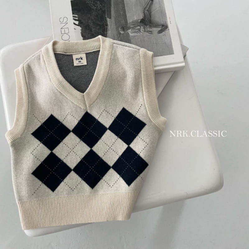 Nrk - Korean Children Fashion - #Kfashion4kids - Argyle Vest - 3