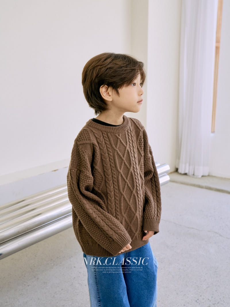 Nrk - Korean Children Fashion - #childofig - Fisher Man Knit Tee - 10