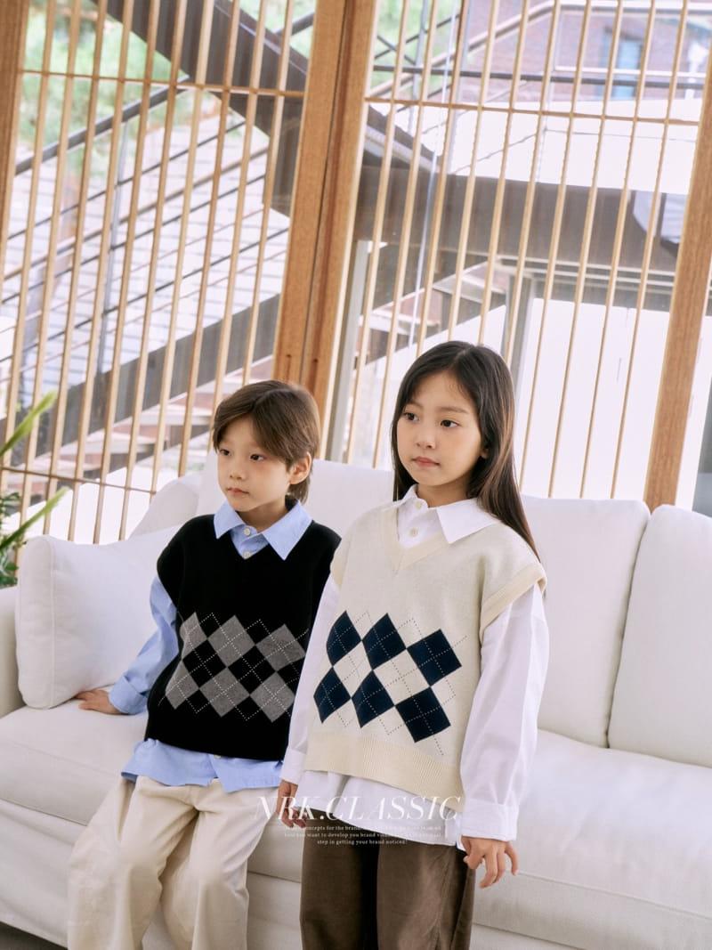 Nrk - Korean Children Fashion - #childofig - Argyle Vest - 9