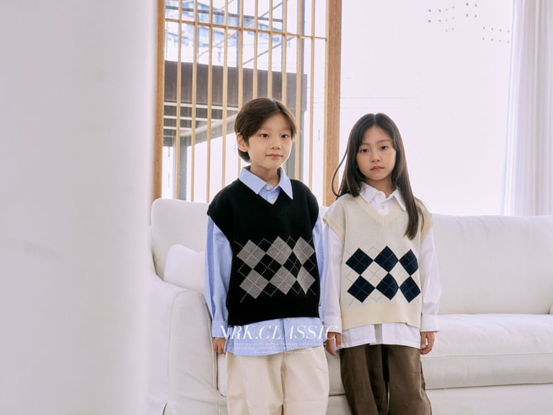 Nrk - Korean Children Fashion - #designkidswear - Argyle Vest - 11