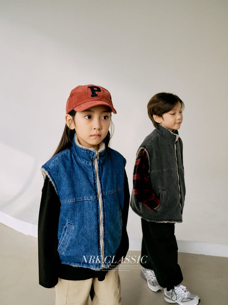 Nrk - Korean Children Fashion - #designkidswear - Denim Vest - 9