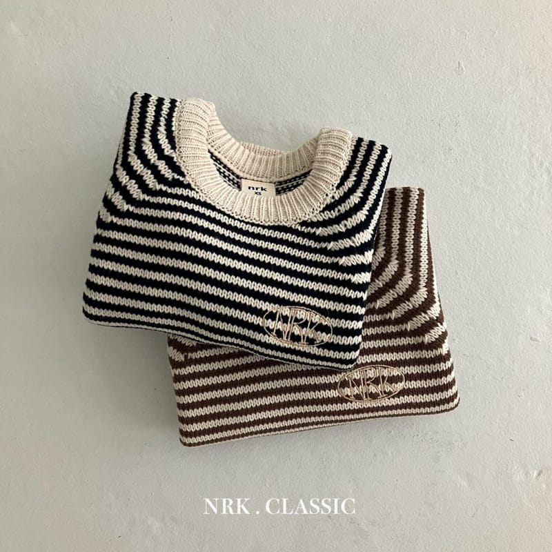 Nrk - Korean Children Fashion - #kidsshorts - 4 Side Knit Tee - 2