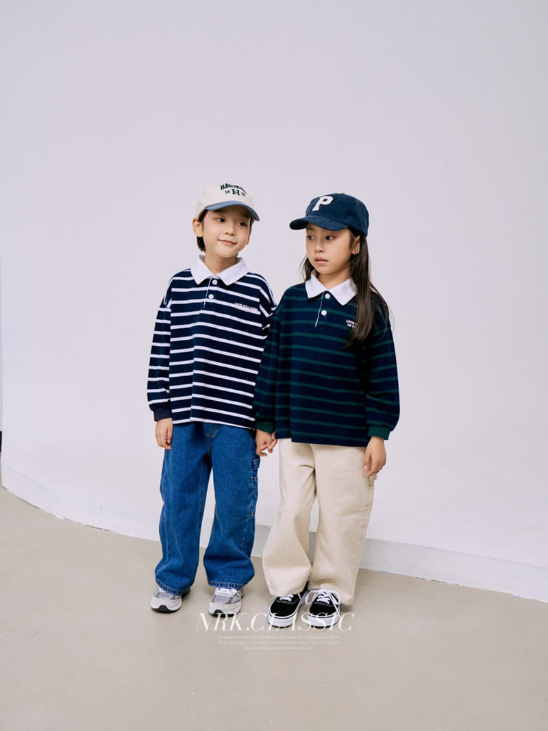 Nrk - Korean Children Fashion - #kidzfashiontrend - Denggang Collar Tee - 11