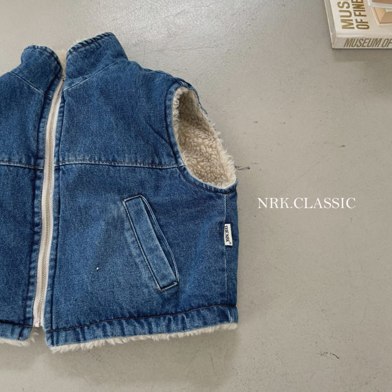 Nrk - Korean Children Fashion - #littlefashionista - Denim Vest - 2