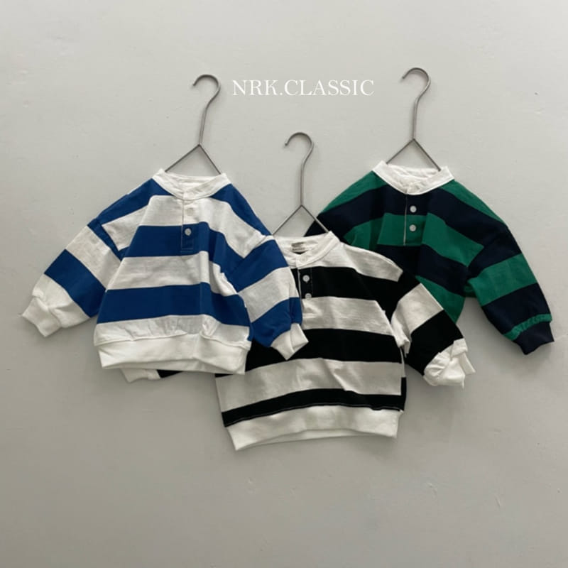 Nrk - Korean Children Fashion - #prettylittlegirls - Denggang Henry Neck Tee