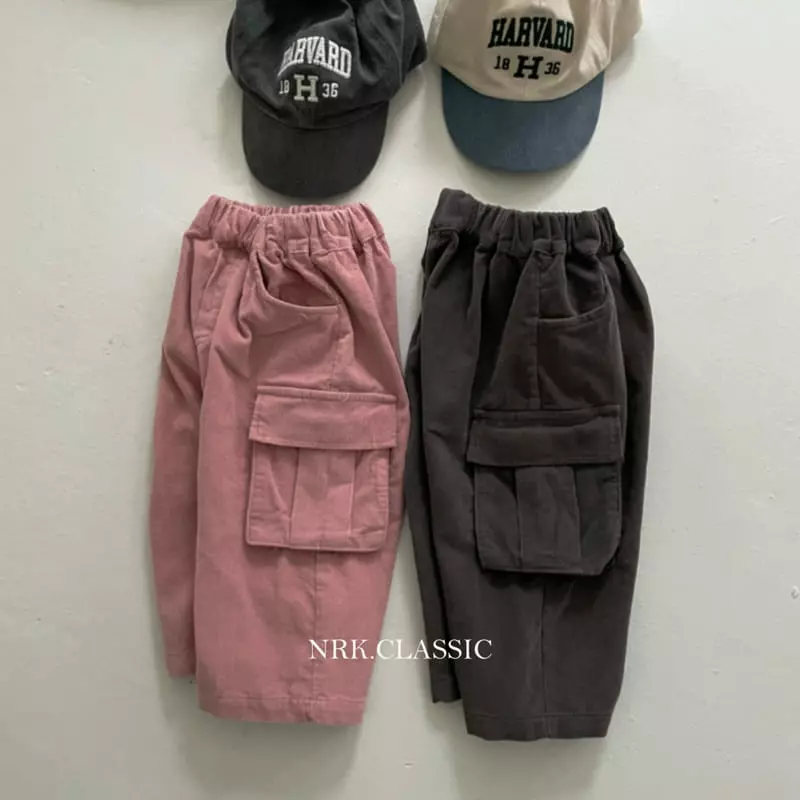 Nrk - Korean Children Fashion - #prettylittlegirls - Rib Cargo Pants - 2